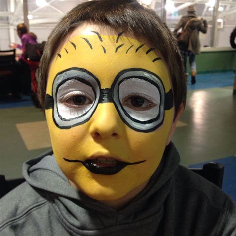 Pin by Patty Briggs Sand on Face Paint for Vayda | Minion face paint ...