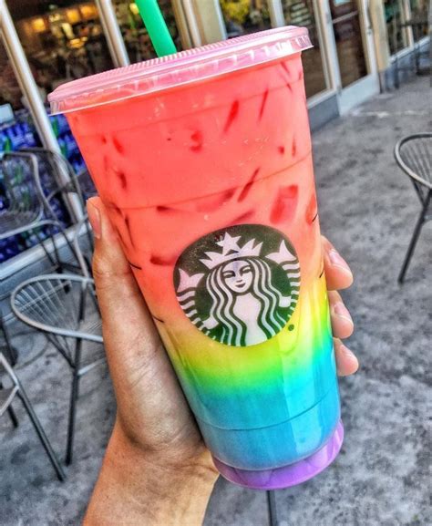 Rainbow Refresher | Starbucks Secret Menu | Starbucks Secret Menu ...