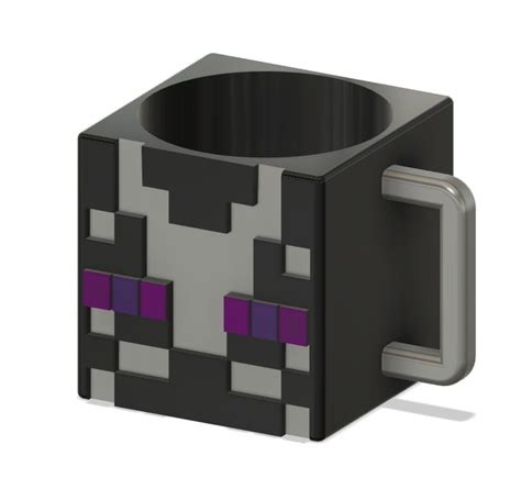 STL file Minecraft Enderman mug and planter・3D printing model to ...