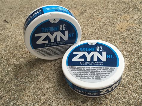 Zyn NT - Peppermint (03 and 06) - Reviews. 12 July 2016.