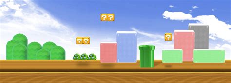 Mario Background-Grass Land by TheNightcapKing on DeviantArt