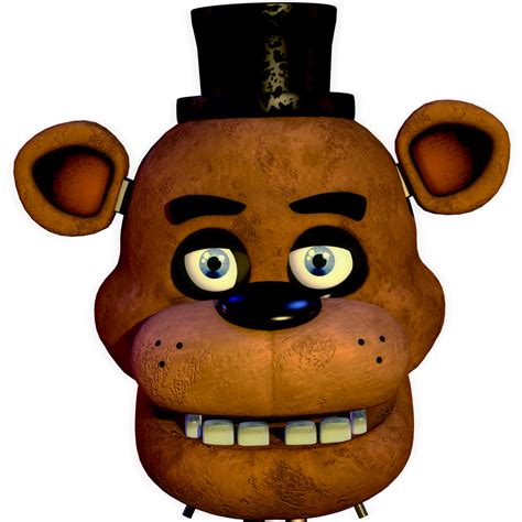 Freddy fazbear head 4k by Popi01234 on DeviantArt