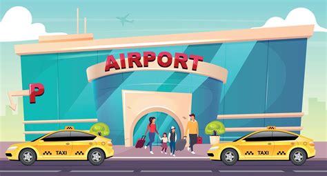 Cartoon Airport Background