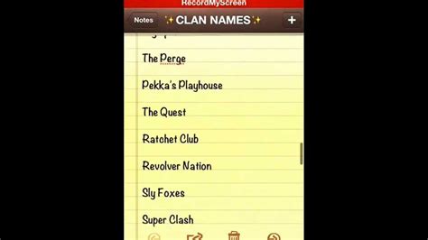 Clash of clan best clan names - vermontaceto