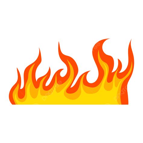 Burning Fire Vector, Fire Flame Clipart, Flame, Yellow Fire Flame ...