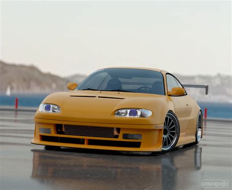 ArtStation - 1993 Mazda MX-6 - "Bonebreaker GT300 Widebody"