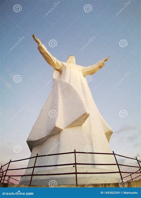 Poland Jesus Statue - Christ the King Poland Editorial Stock Image ...