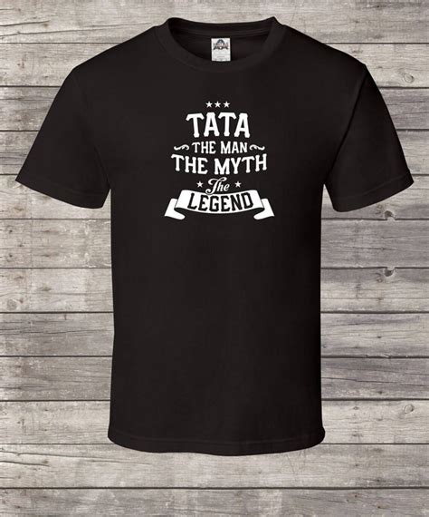 Tata Shirt Tata Gift the Man the Myth the Legend Funny Tata | Etsy