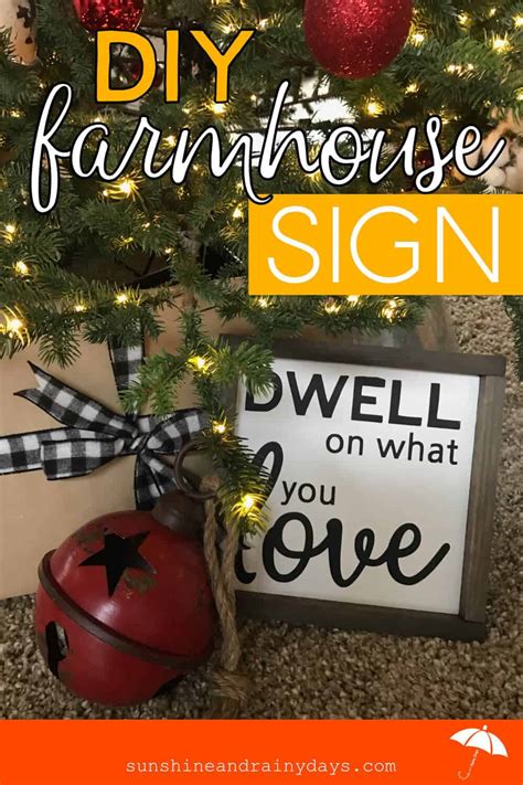 DIY Farmhouse Wood Signs - Sunshine and Rainy Days