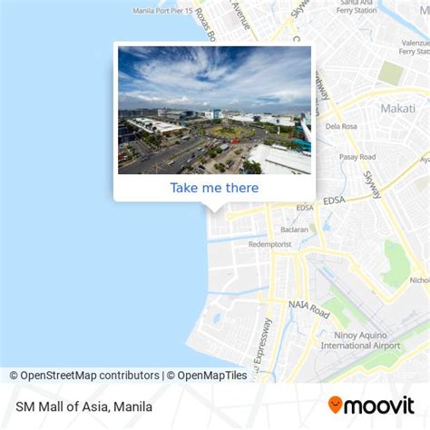 How to get to SM Mall of Asia in Manila by bus or train?