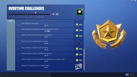 How to Complete the Overtime Challenges in Fortnite - Guide Stash