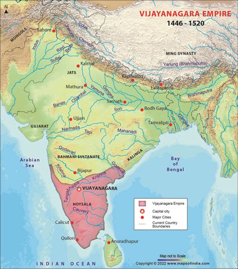 Vijayanagar On Political Map Of India - Birdie Sharline