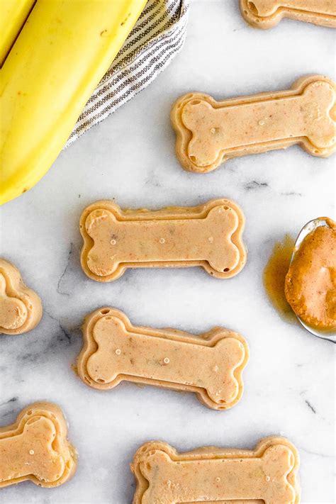 Homemade Frozen Peanut Butter Banana Dog Treats - Eat the Gains