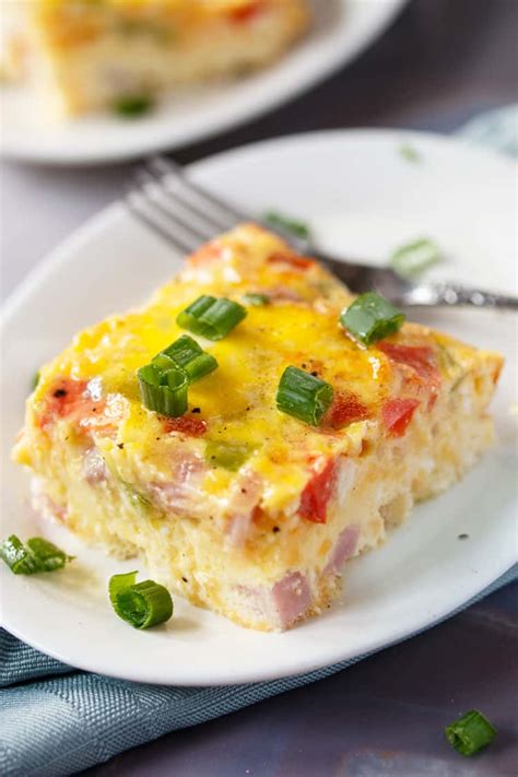 Denver Omelette Egg Bake - The Cozy Cook