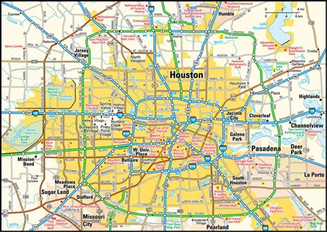 Houston Map - Guide to Houston, Texas