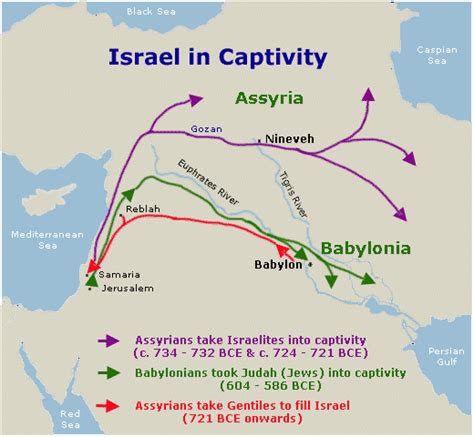 Map Of Assyria And Israel