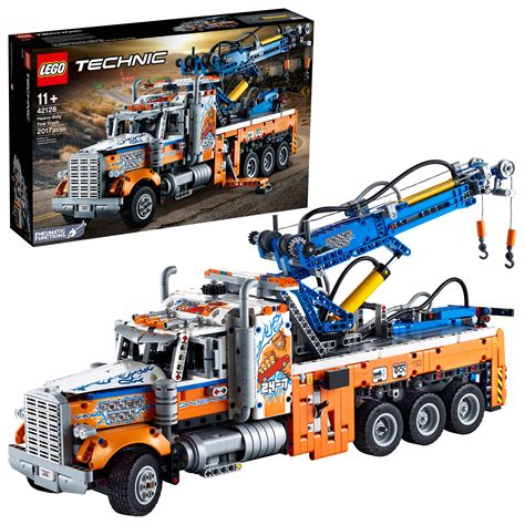 Buy LEGO Technic Heavy-Duty Tow Truck 42128 with Crane Toy Model ...