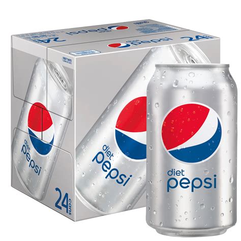 Diet Pepsi Cola Soda Pop, 12 Fl Oz, 24 Pack Cans - Walmart.com