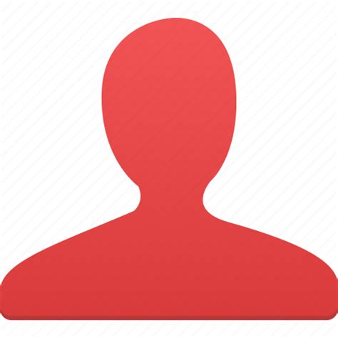 Account, male, man, people, person, profile, red, user icon