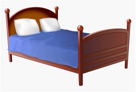 Bed Transparent Png Clip Art Image - Bed Clipart, Png Download - kindpng