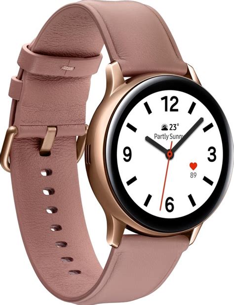 bol.com | Samsung Galaxy Watch Active2 - Stainless steel - Smartwatch ...