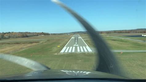 Cessna landing at Hancock County-Bar Harbor Airport (BHB) - Trenton ...