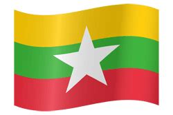 Myanmar flag vector - country flags