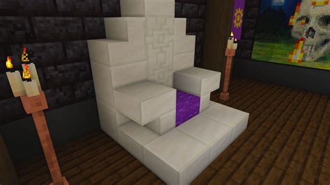 Medieval king's throne by JEFFERSCRAFT1 | Minecraft Build Tutorial