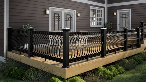 Black Rod Iron Deck Railing • Decks Ideas