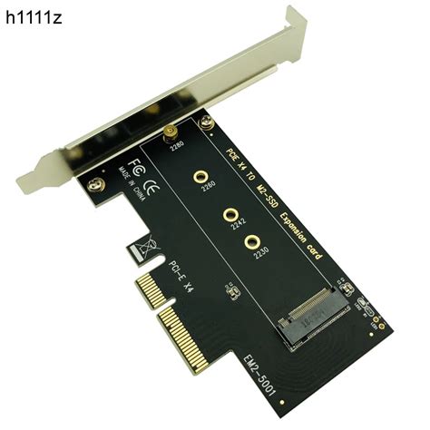 Socket M Kunci M.2 NVME SSD PCIe Adaptor Dukungan Kartu PCI Express 3 ...