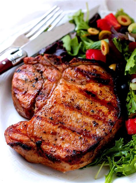 Grilled Pork Chop Marinade - Bunny's Warm Oven