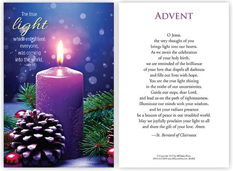 Advent Prayer Card