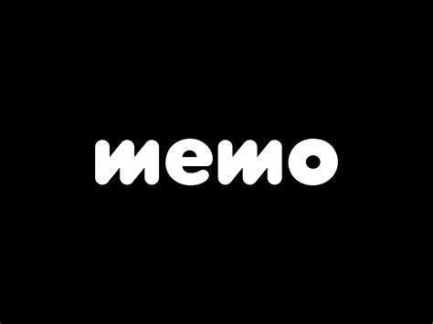 memo logo by Lepchik on Dribbble