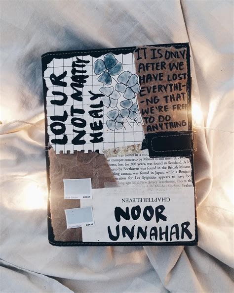 art journal cover by Noor Unnahar https://www.instagram.com/noor ...