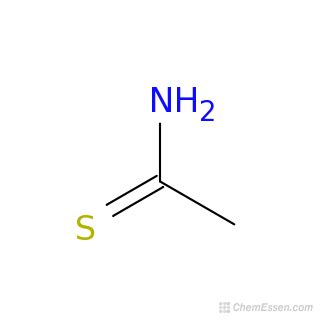 THIOACETAMIDE Structure - C2H5NS - Over 100 million chemical compounds ...