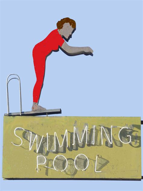 Swimming Pool Vintage Neon Sign