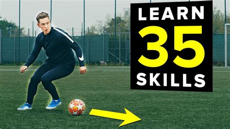 1 HOUR of tutorials | Learn 35 football skills - YouTube