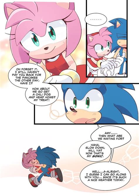 Sonamy Comic 2 | Sonic, Sonic and amy, Sonic funny