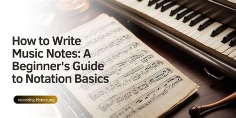 How to Write Music Notes: A Beginner's Guide to Notation Basics - Song ...