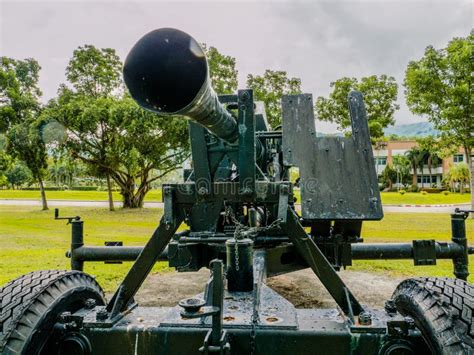 Artillery field gun stock photo. Image of destruction - 93988712