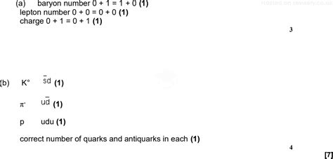 Quarks and Antiquarks Questions - Revisely