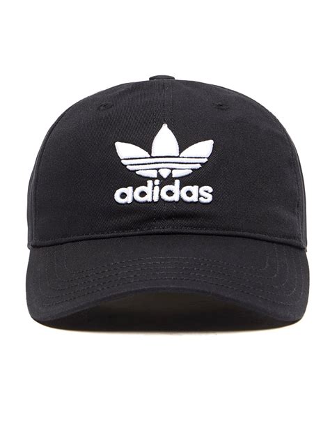 adidas Originals Synthetic Trefoil Classic Cap in Black for Men - Lyst