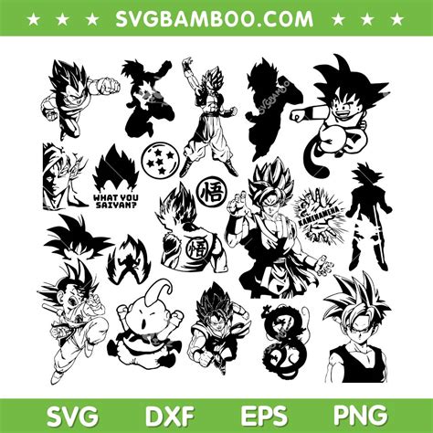 Goku Dragon Ball Z SVG Bundle