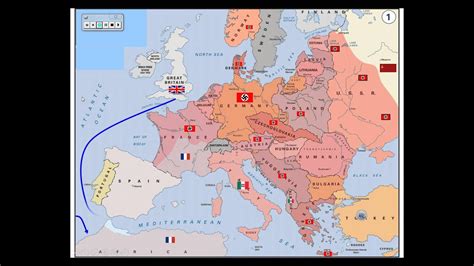 Maps Of Europe During Ww2_ | United States Map - Europe Map