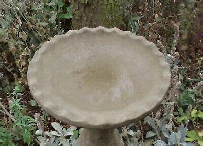 🇬🇧STONE GARDEN BIRD BATH TOP ONLY / FEEDER BOWL REPLACEMENT DISH ...