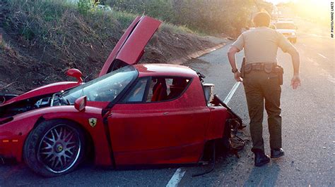 Ferrari once split in half in crash goes up for auction