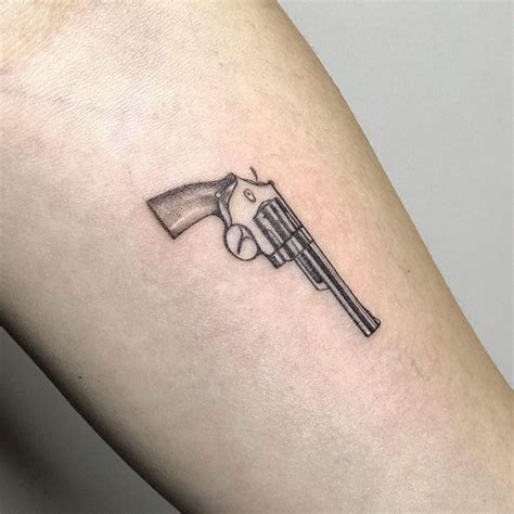 Smith & Wesson Model 29 .44 magnum Revolver Tattoo