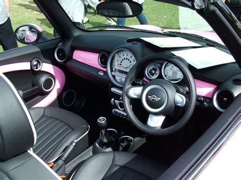 Pink Mini Cooper interior | Here is a full shot I took the p… | Flickr ...