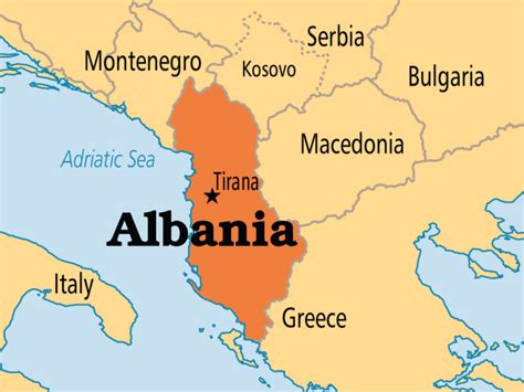 Maps of Albania — Young Pioneer Tours