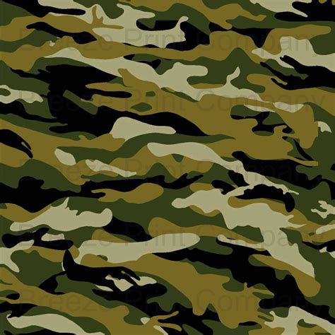 Camouflage craft vinyl sheet - HTV - Adhesive Vinyl - green brown black ...